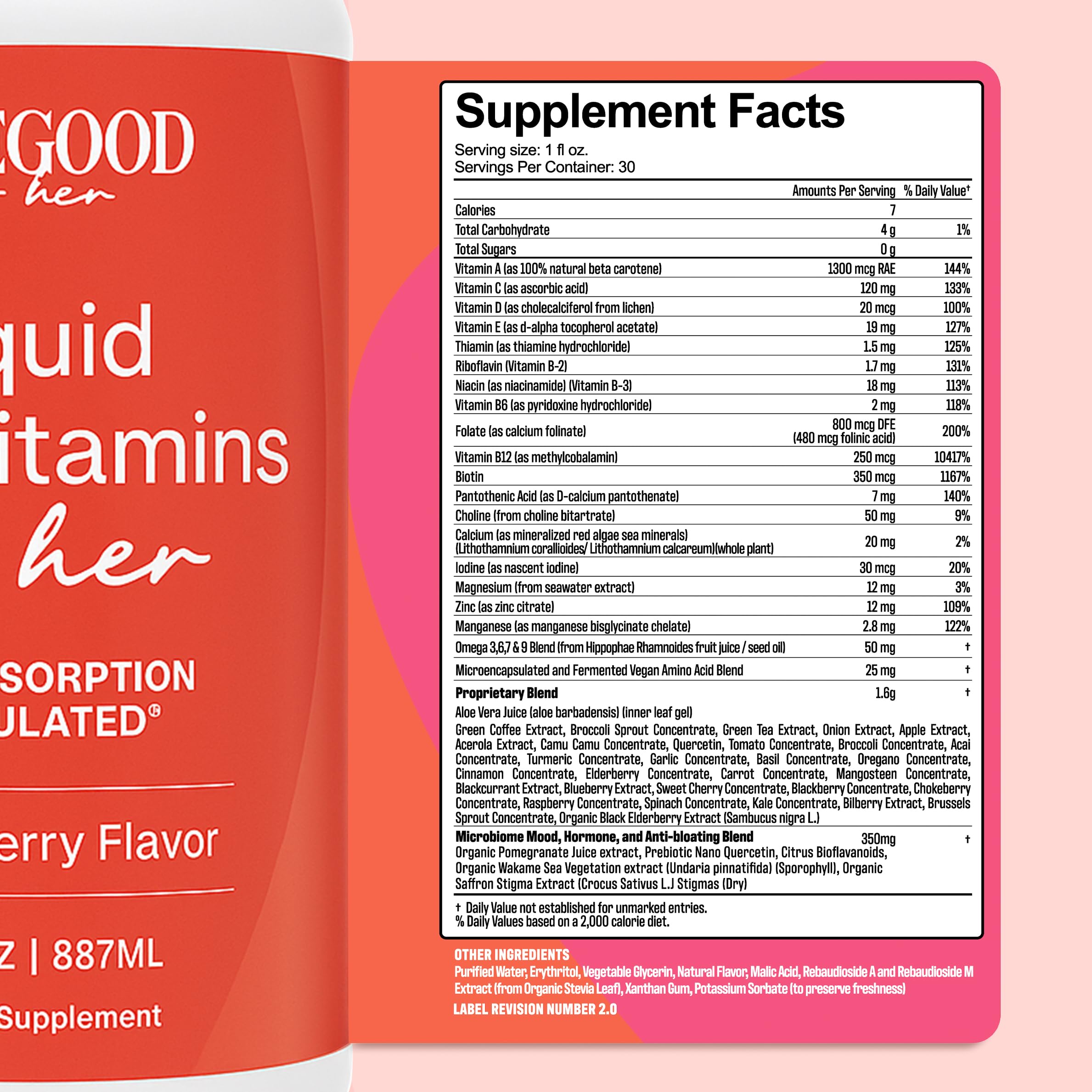 Sea buckthorn omega blend label hints at skin and hair support.