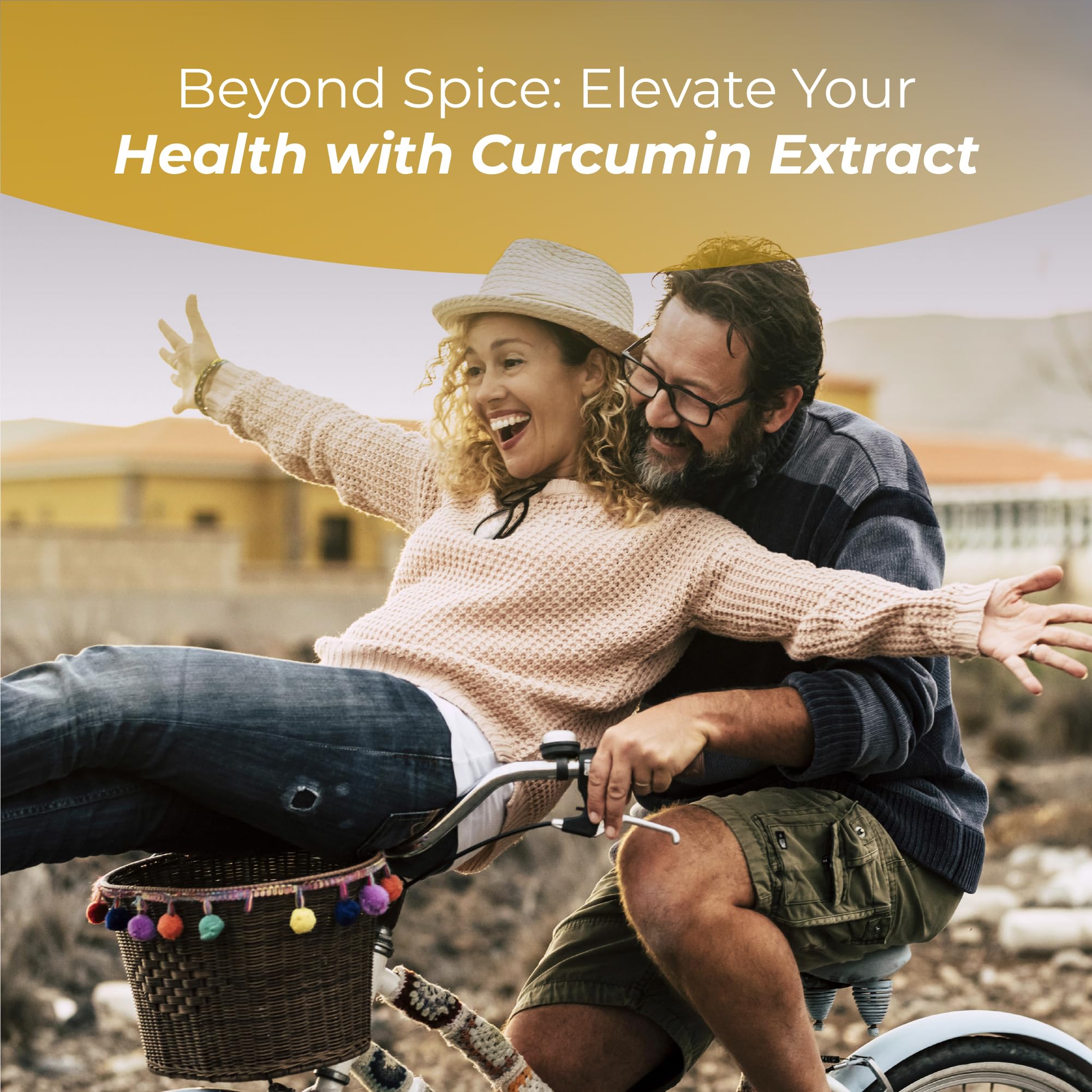 PureHealth Curcumin Extract bottle on kitchen counter during routine.