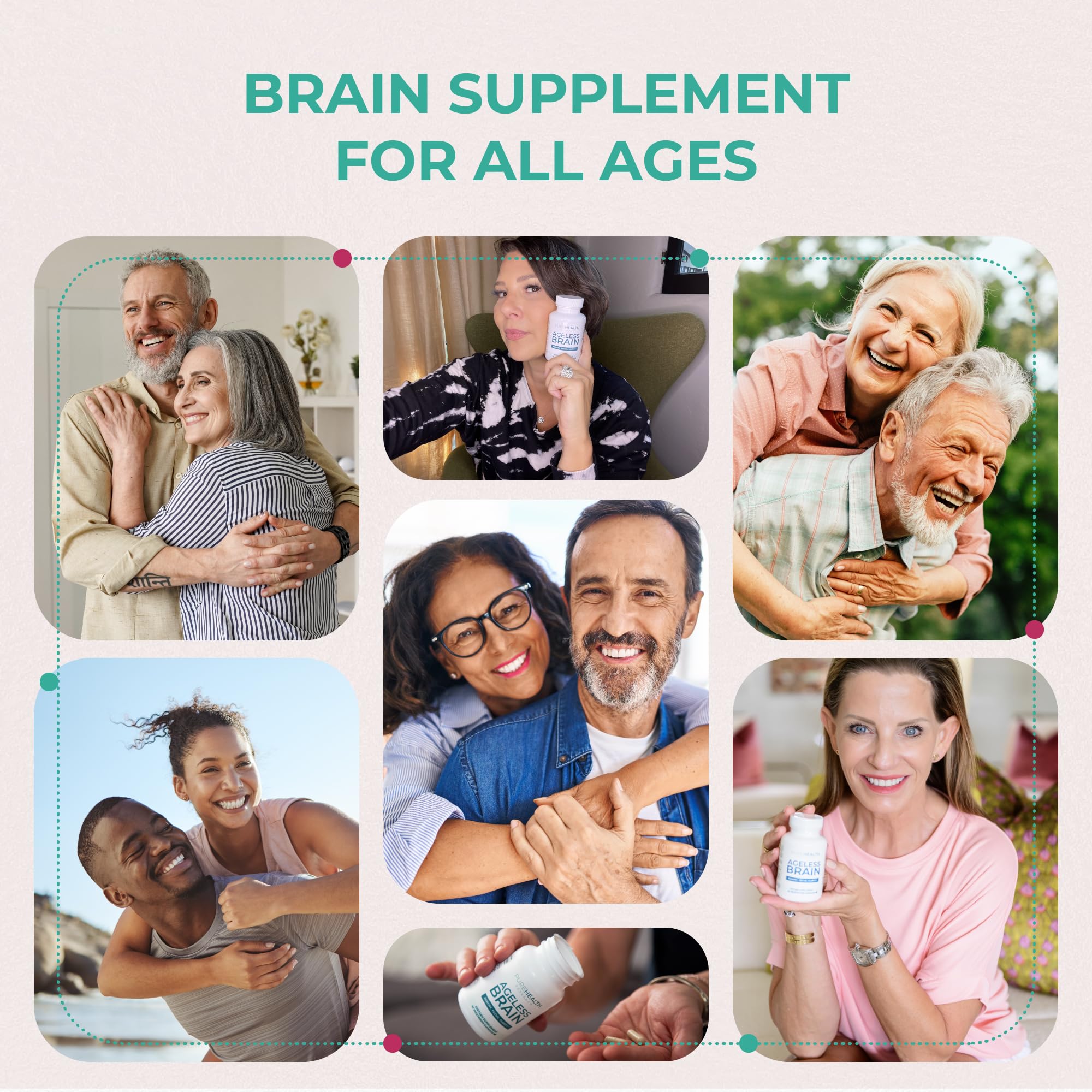 PUREHEALTH RESEARCH Ageless Brain ingredient glimpse reveals key nootropics