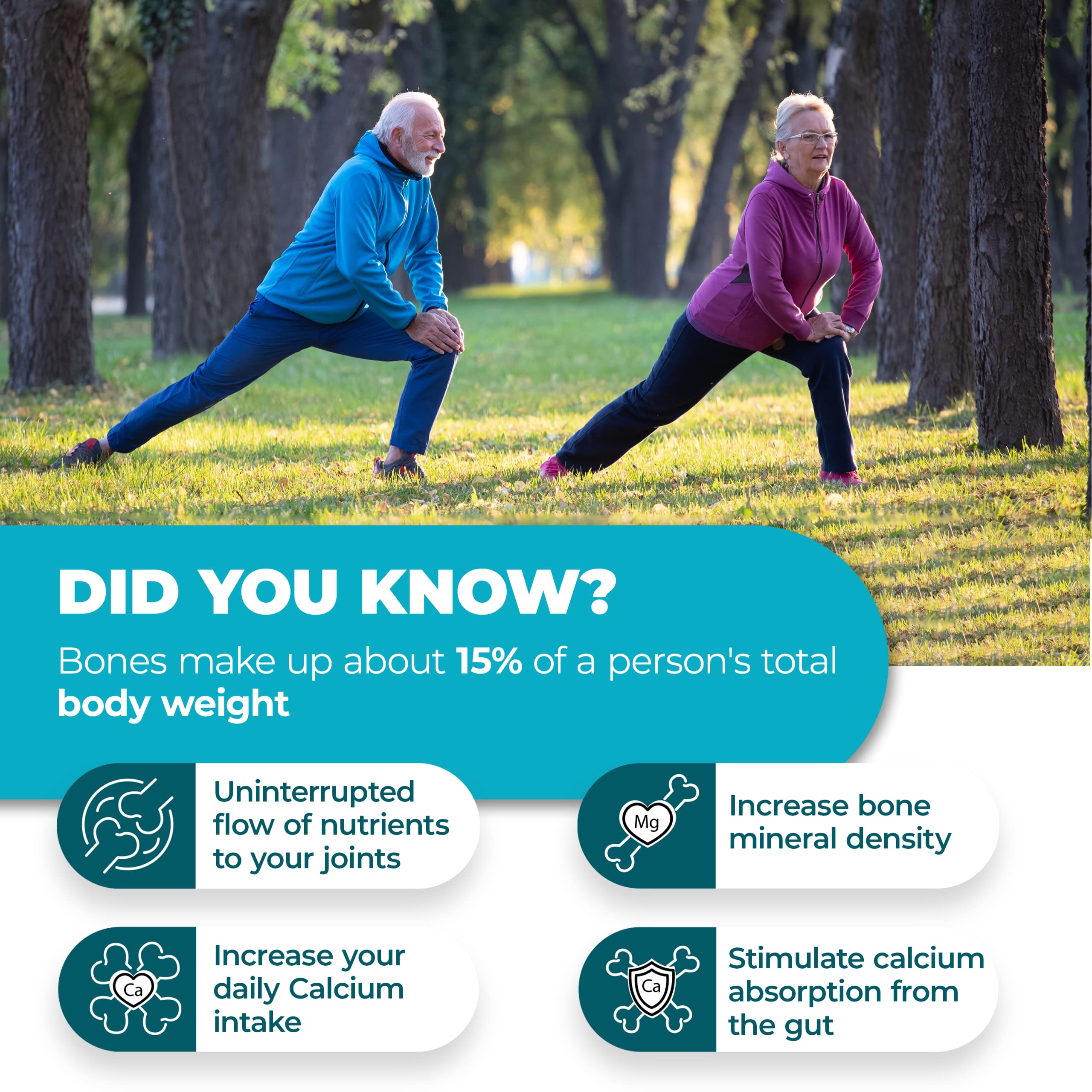 Graphic showing joint support and mineral blend from PureHealth Research.