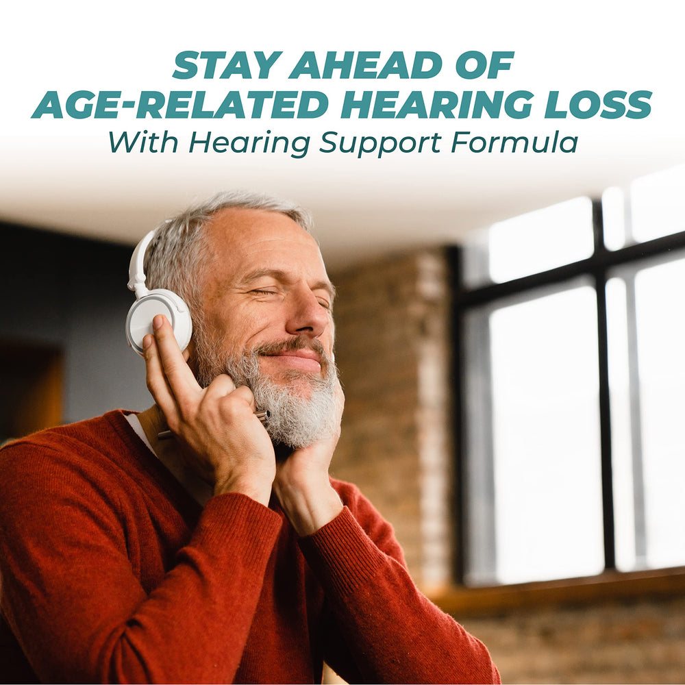 PUREHEALTH RESEARCH Hearing Support Formula in use with water for simple daily intake