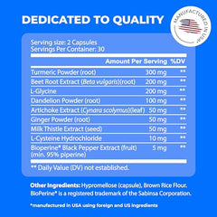PureHealth Research Liver Health bottle featuring milk thistle for cellular protection