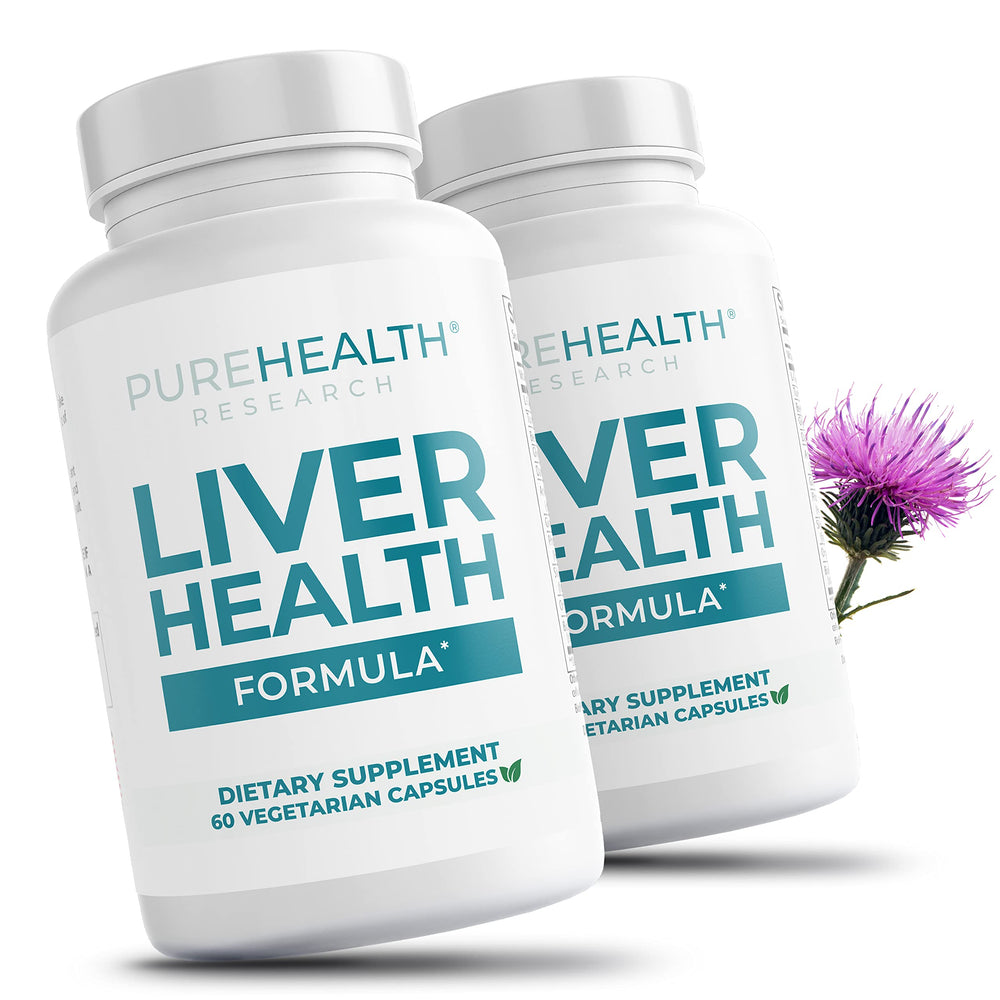 PureHealth Research Liver Health bottle front view for daily detox support.