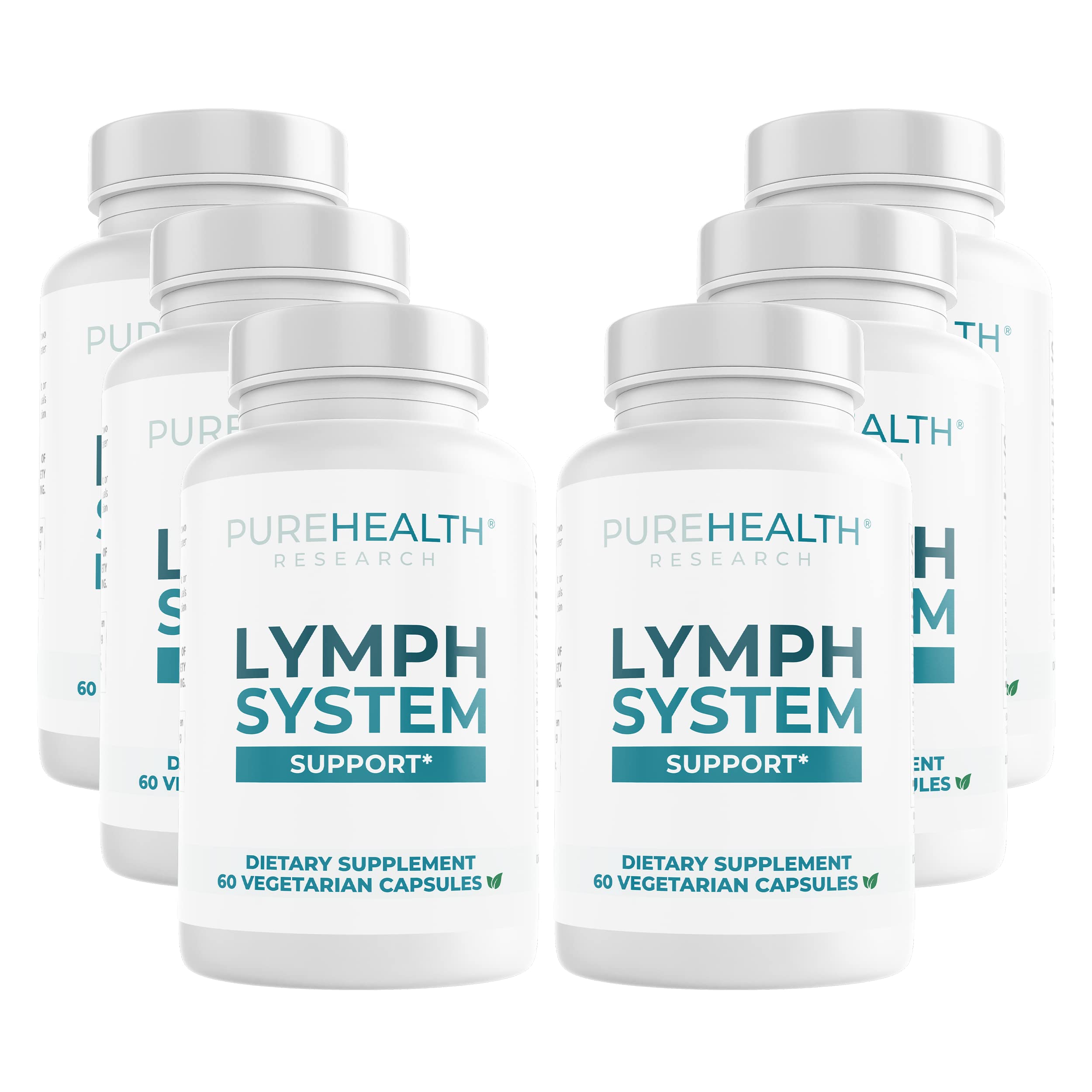 PureHealth Research Lymph System Support bottle for daily wellness and detox support