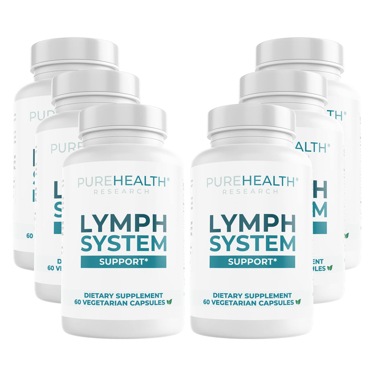 PureHealth Research Lymph System Support bottle for daily wellness and detox support