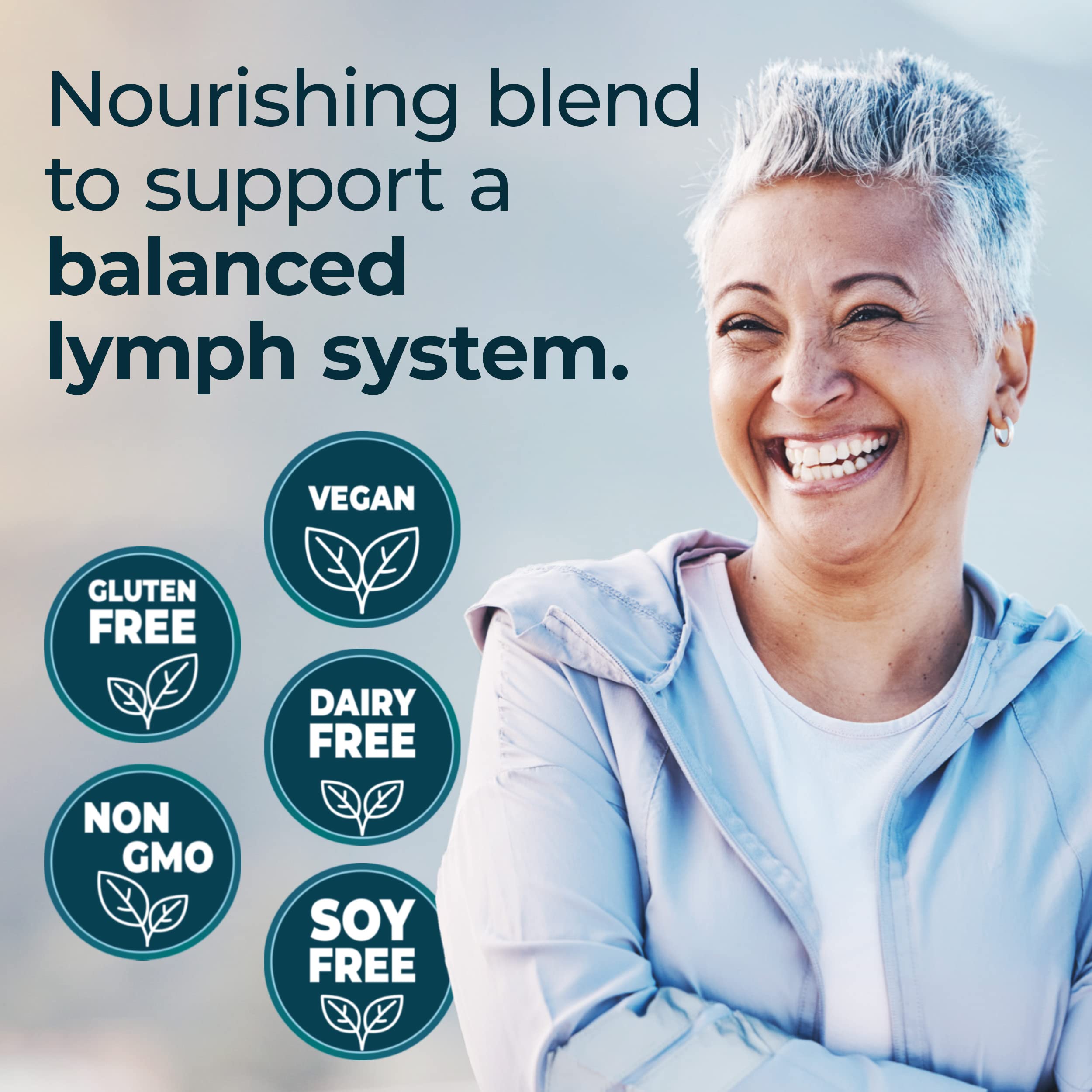 PureHealth Research Lymph System Support packaging on store shelf.