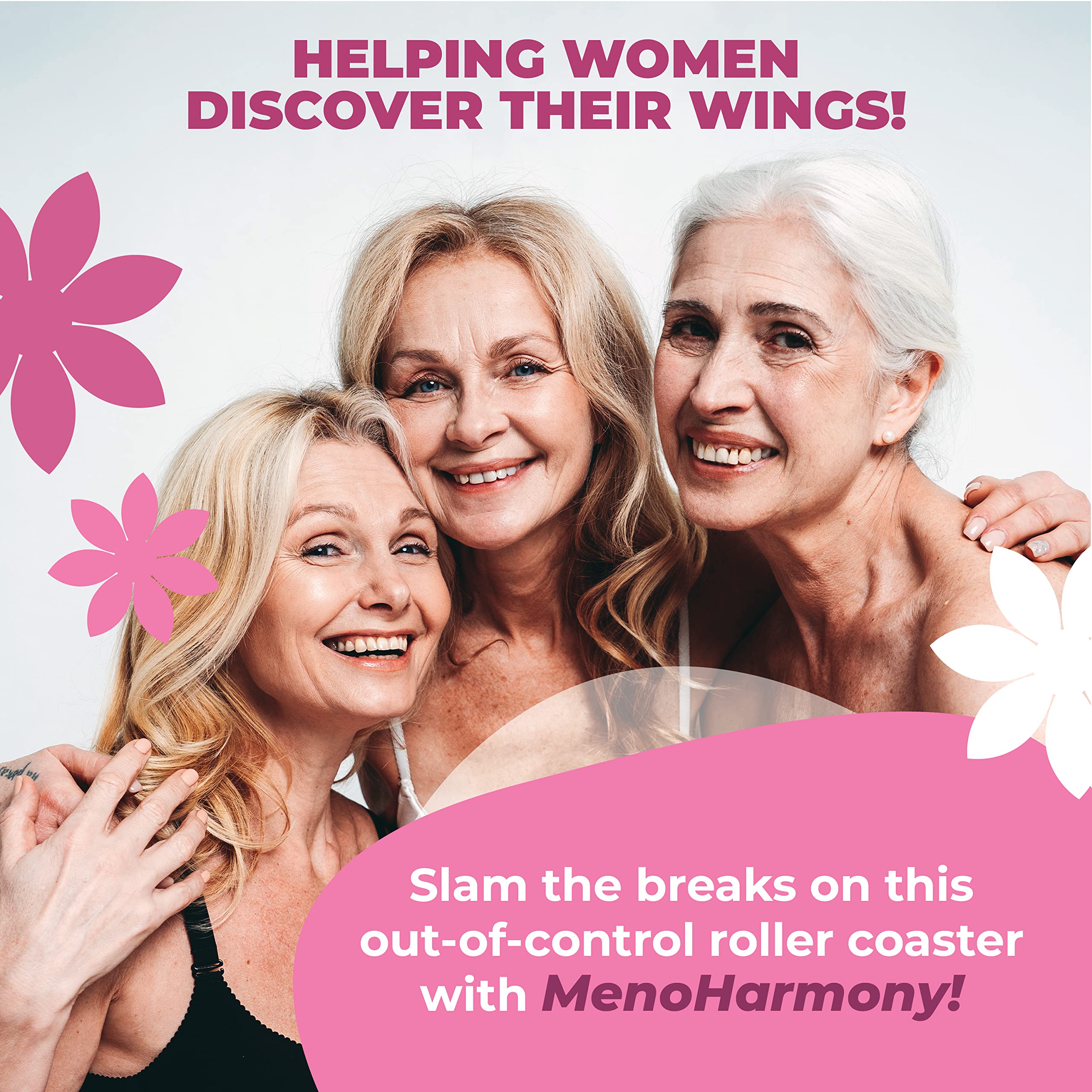 PureHealth Research MenoHarmony packaging shows a one-month supply.