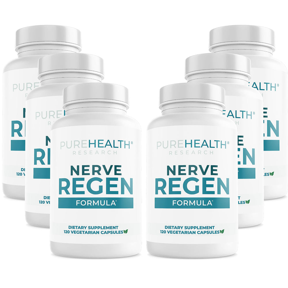 PureHealth Research Nerve Regen bottle front view supports nerve health