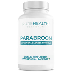 PureHealth Research Parabroom bottle close-up illustrating digestive support.