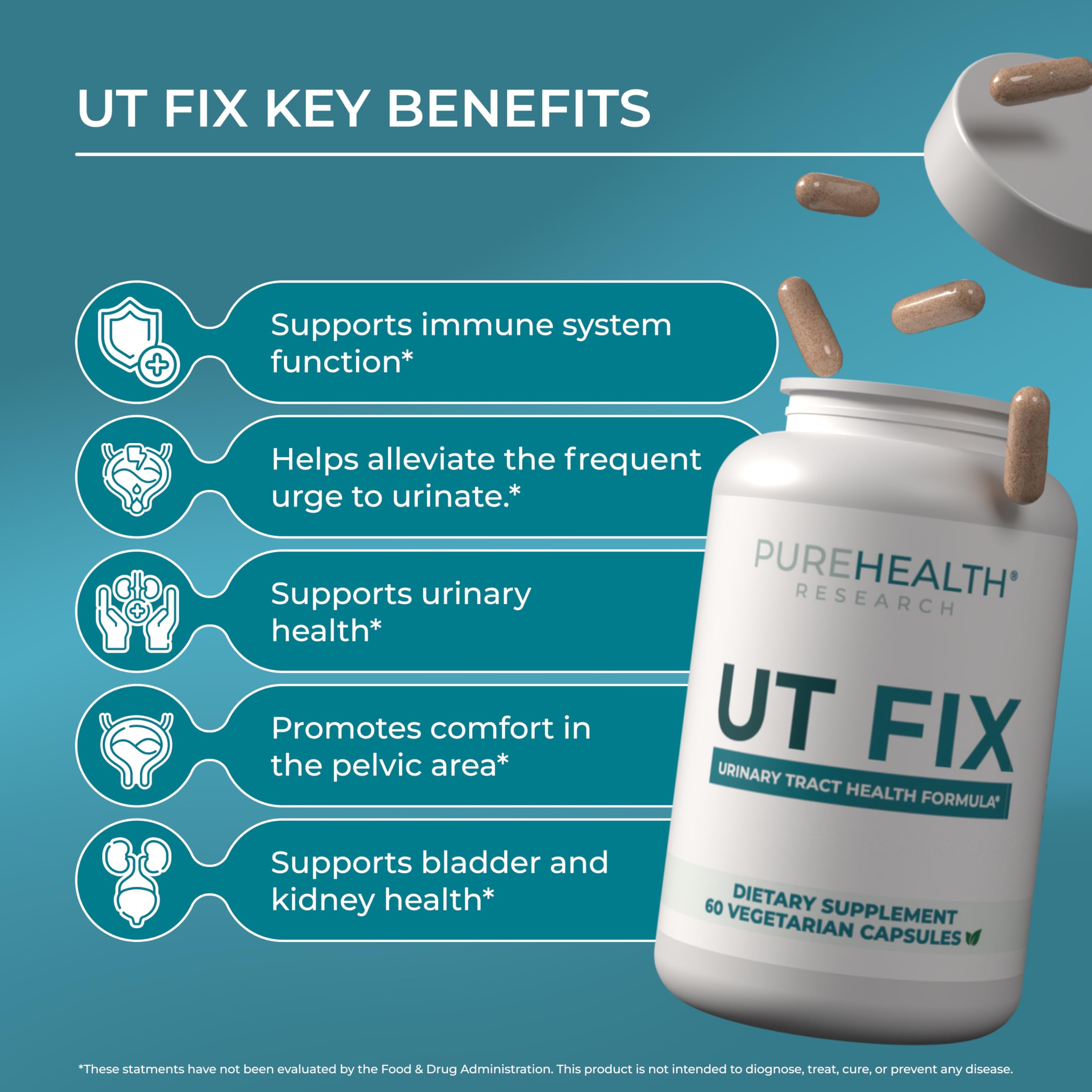 PUREHEALTH RESEARCH UT Fix D-Mannose with cranberry extract promotes urinary balance