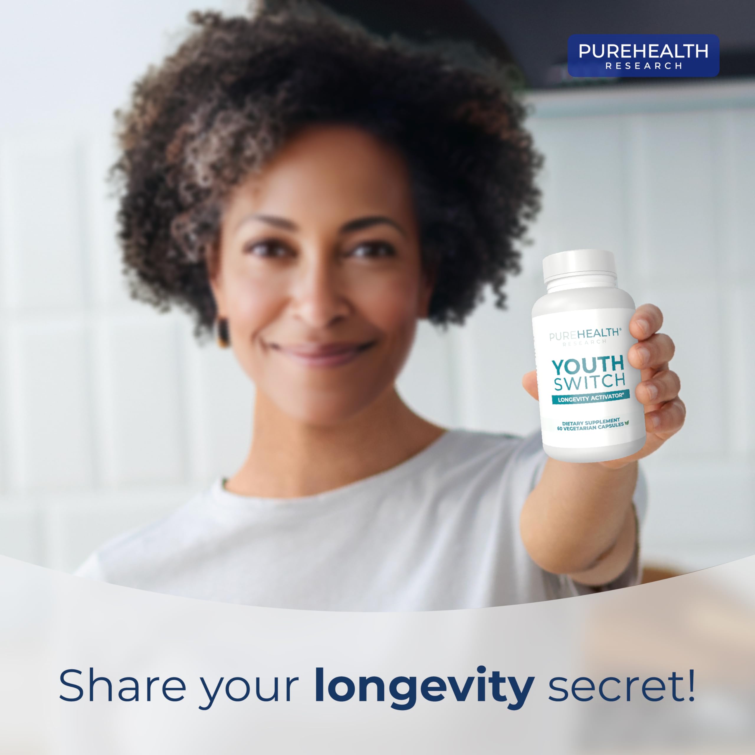 Skin restoration visuals hint at brighter, healthier-looking skin with PUREHEALTH RESEARCH Youth Switch