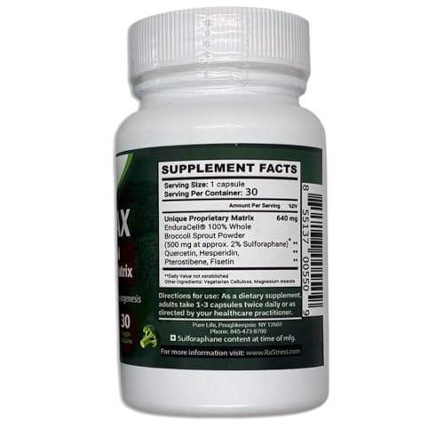PureLife SulforaMAX lifestyle use next to a healthy meal.