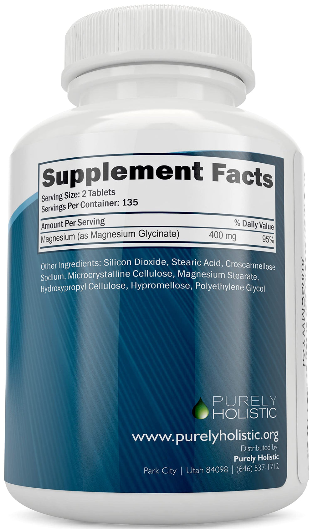 Purely Holistic 270-tablet bottle highlights four-month supply for long-term daily use.