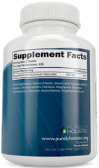 Purely Holistic 270-tablet bottle highlights four-month supply for long-term daily use.