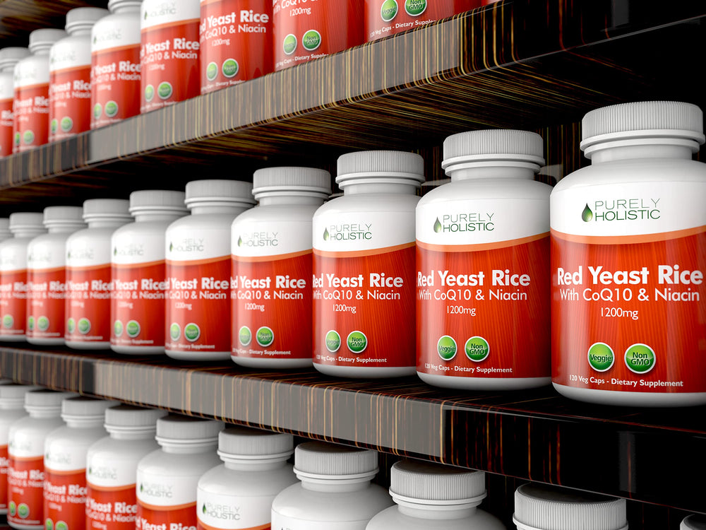 Purely Holistic Vegetarian capsules image highlights dairy-free, plant-based capsules.