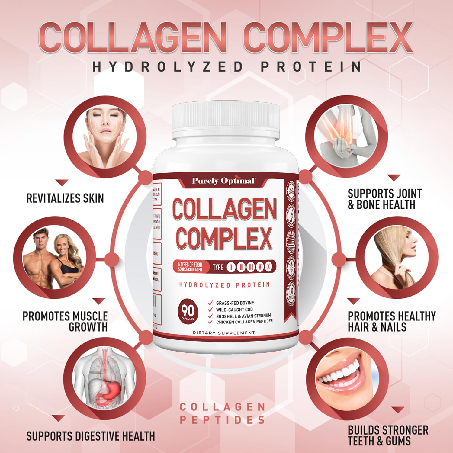 Purely Optimal capsules pouring to support quick, simple daily routine.