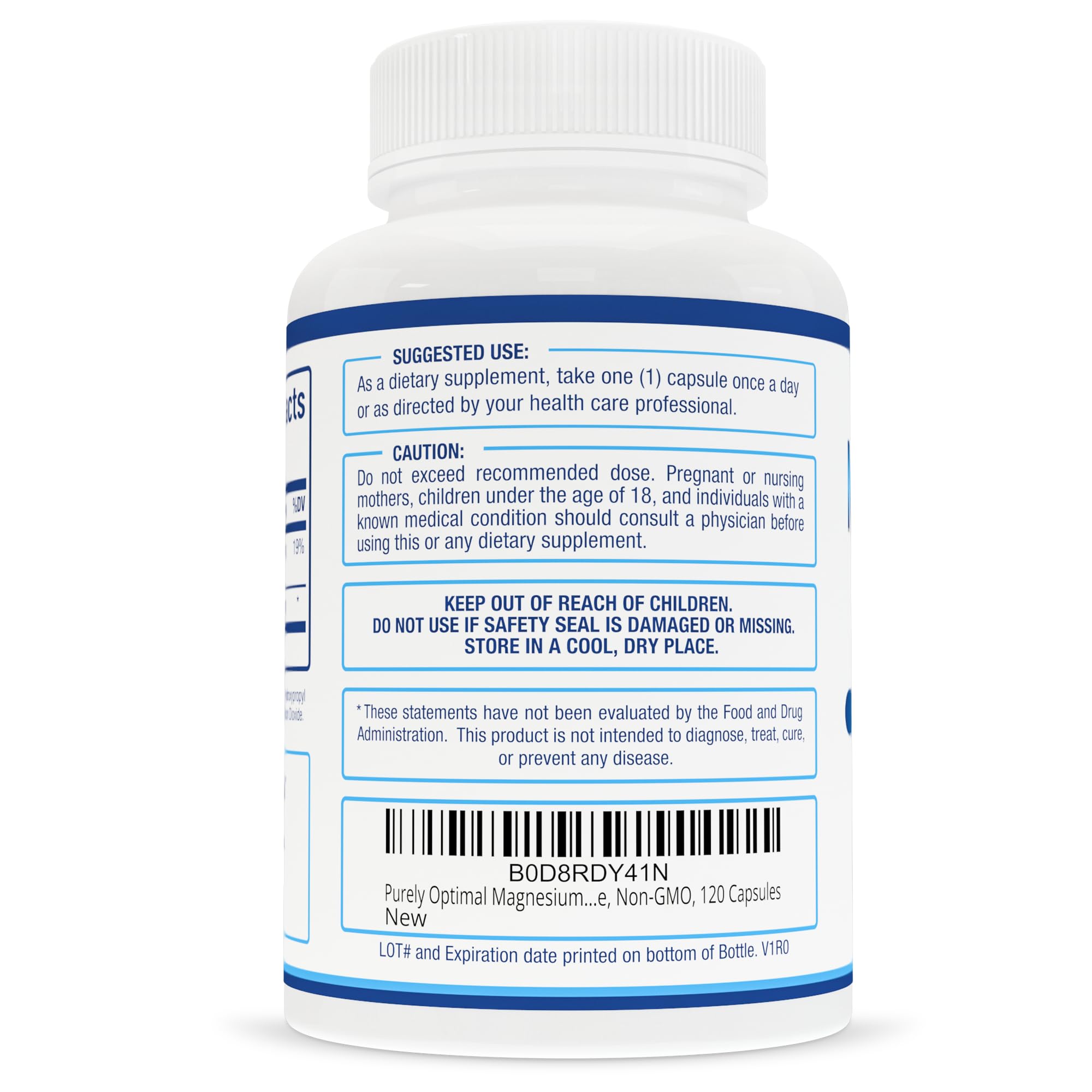 Purely Optimal Magnesium Citrate USA-made packaging highlighting production quality.