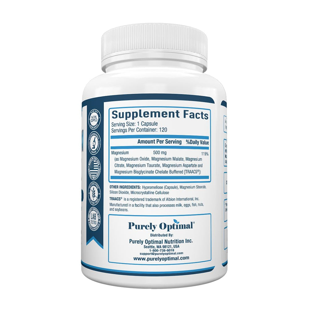 Purely Optimal magnesium complex sleep-rel scene with capsules for rest possibilities
