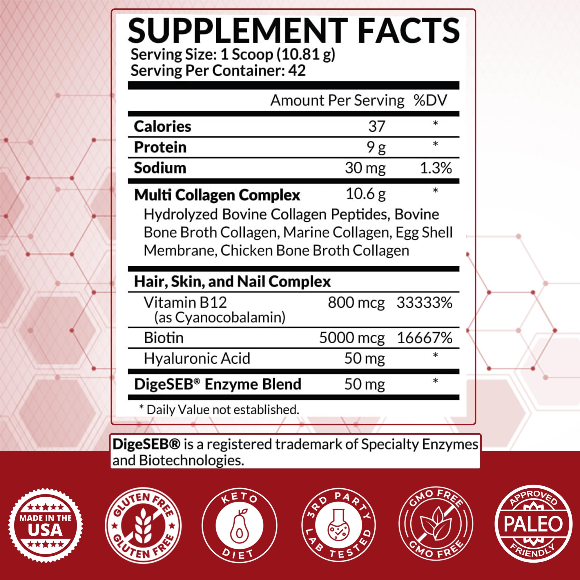 Purely Optimal Multi Collagen Powder blends into coffee for a smooth morning
