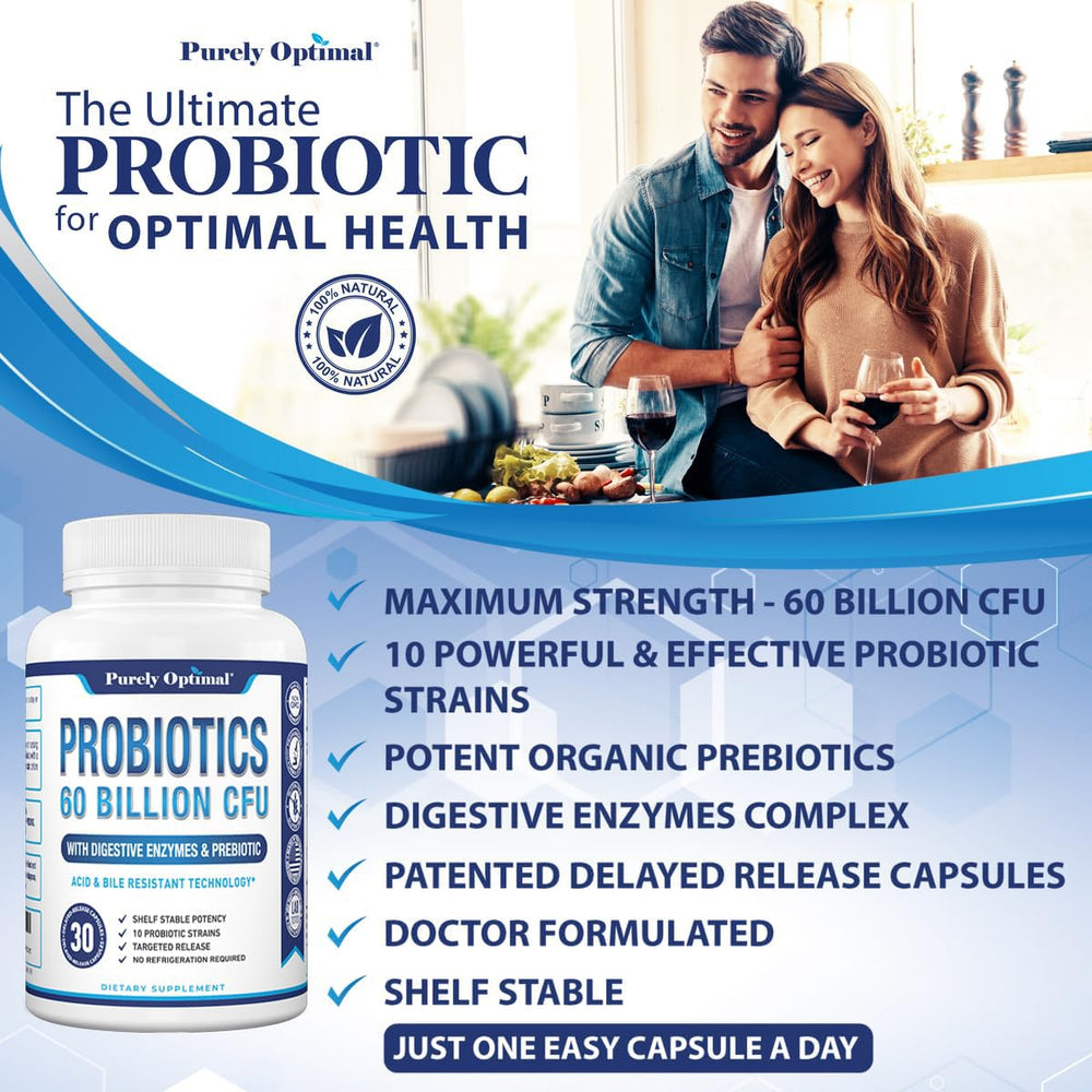 Purely Optimal Vitamin Angels partnership bottle reflects social impact alongside wellness.