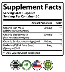 PureNature Plus Sea Moss Complex capsules offer convenient daily support for wellness