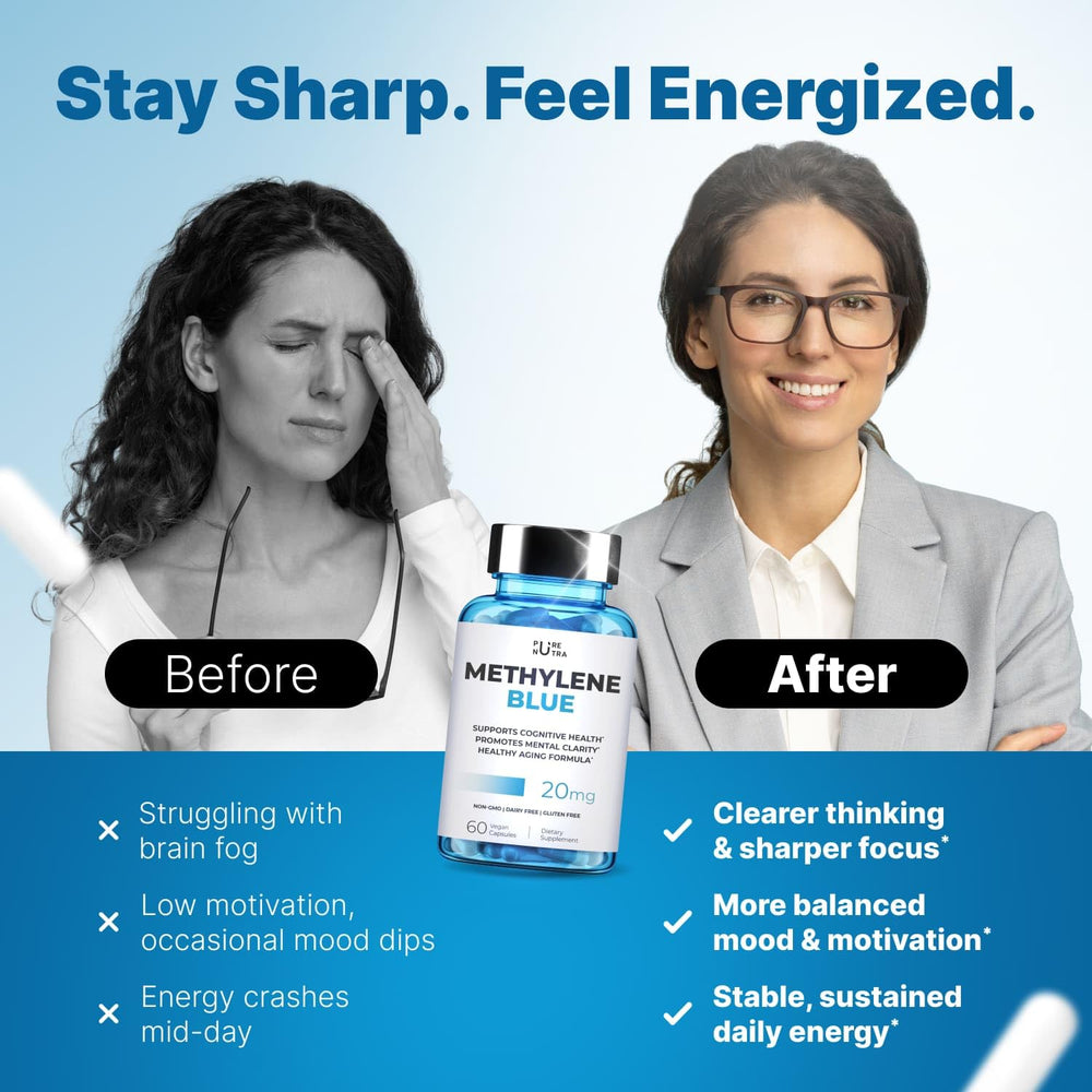 PureNutra energy-focus bottle close-up showcasing modern brain-boosting formulation