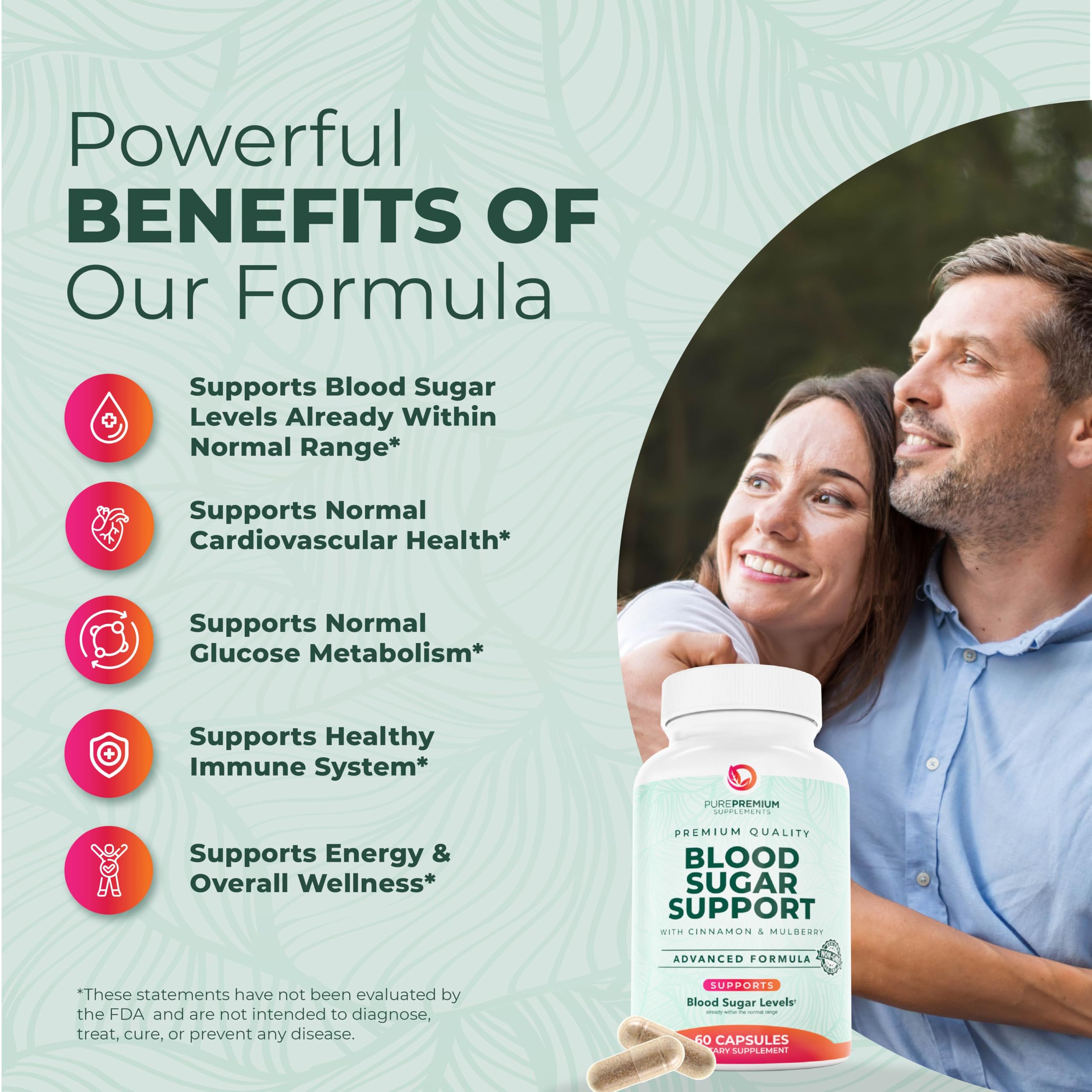 PurePremium 20-ingredient formula icon highlights diverse nutrients for daily balance.