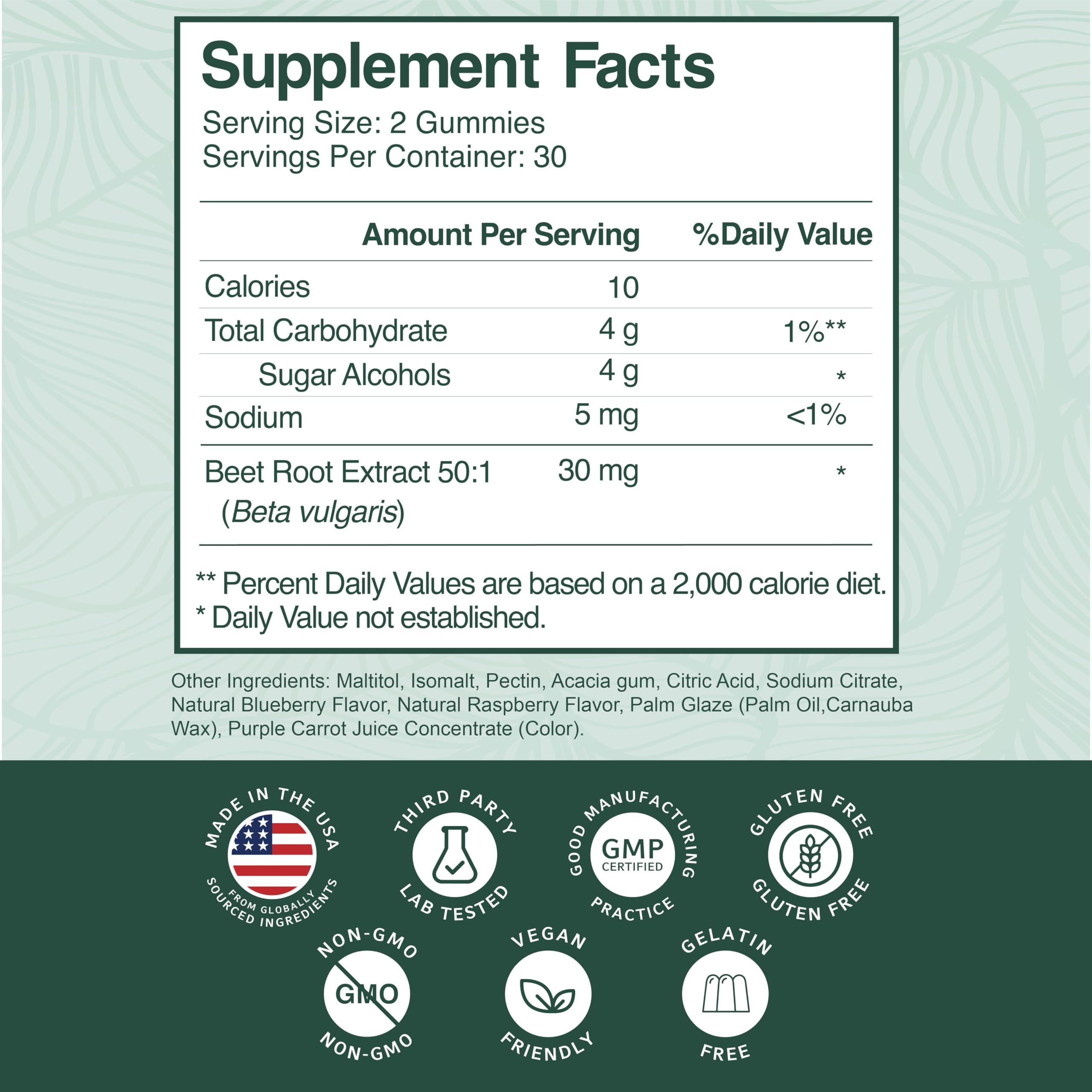 PurePremium Beet Root Gummies pour into glass for easy daily routine