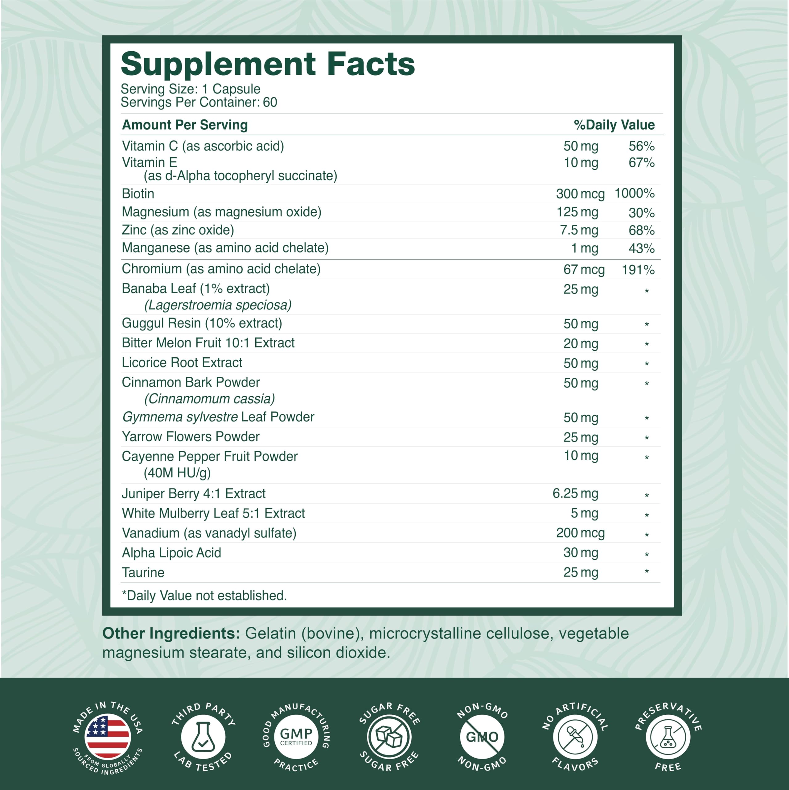 PurePremium chromium supplement pills highlight essential mineral support.