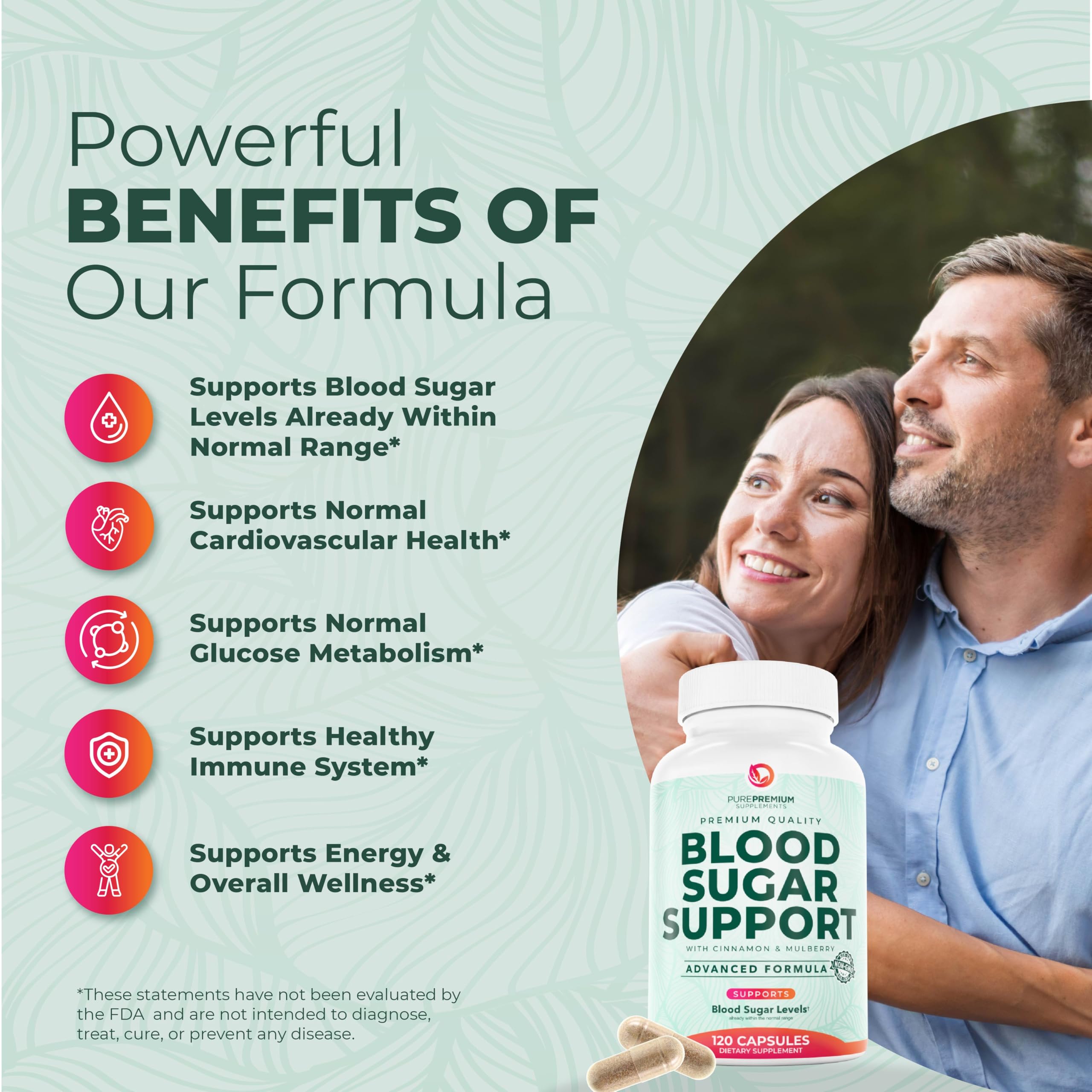 PurePremium cinnamon ingredient visual emphasizes a natural component for metabolic support.