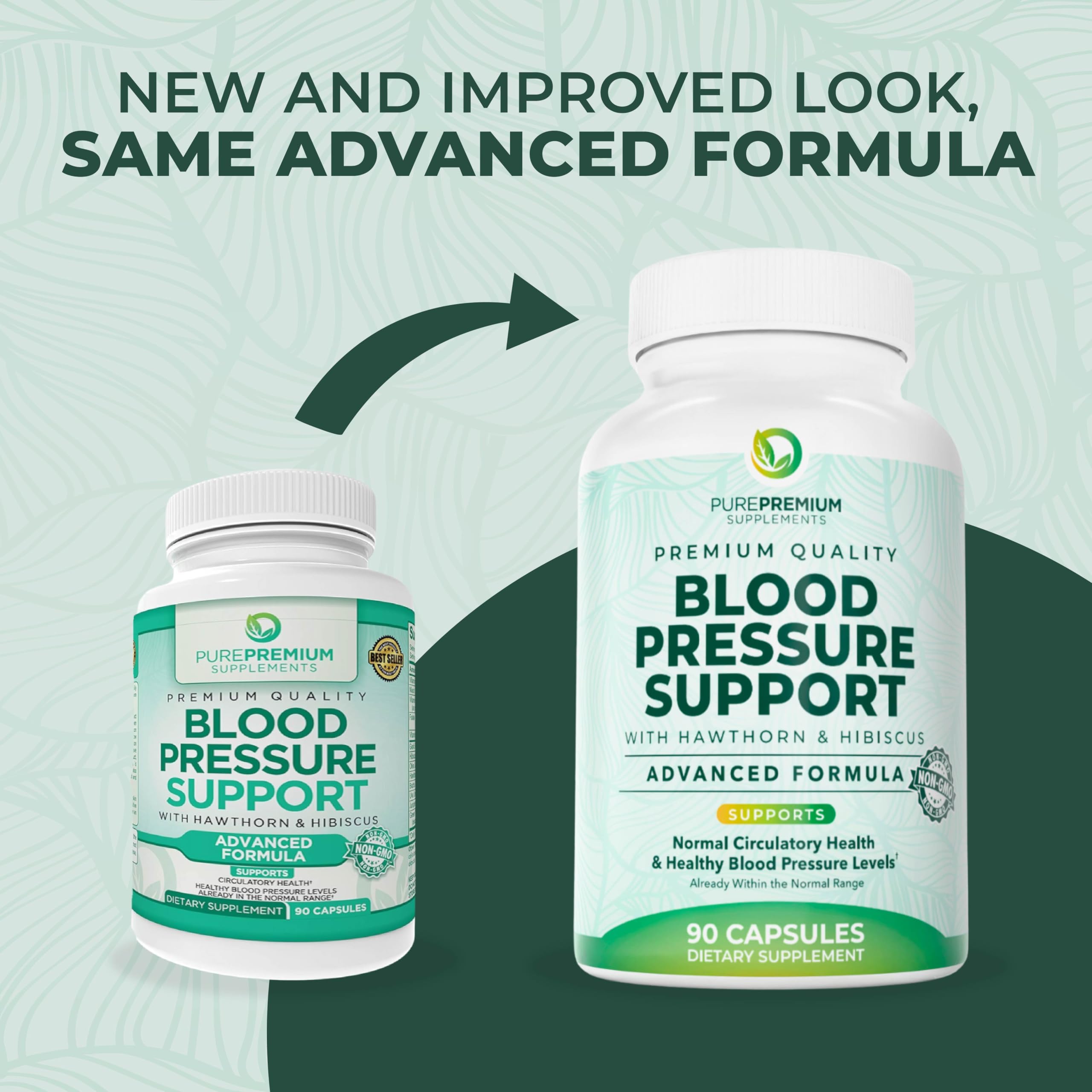 PurePremium hibiscus flower close-up as part of the herbal mix