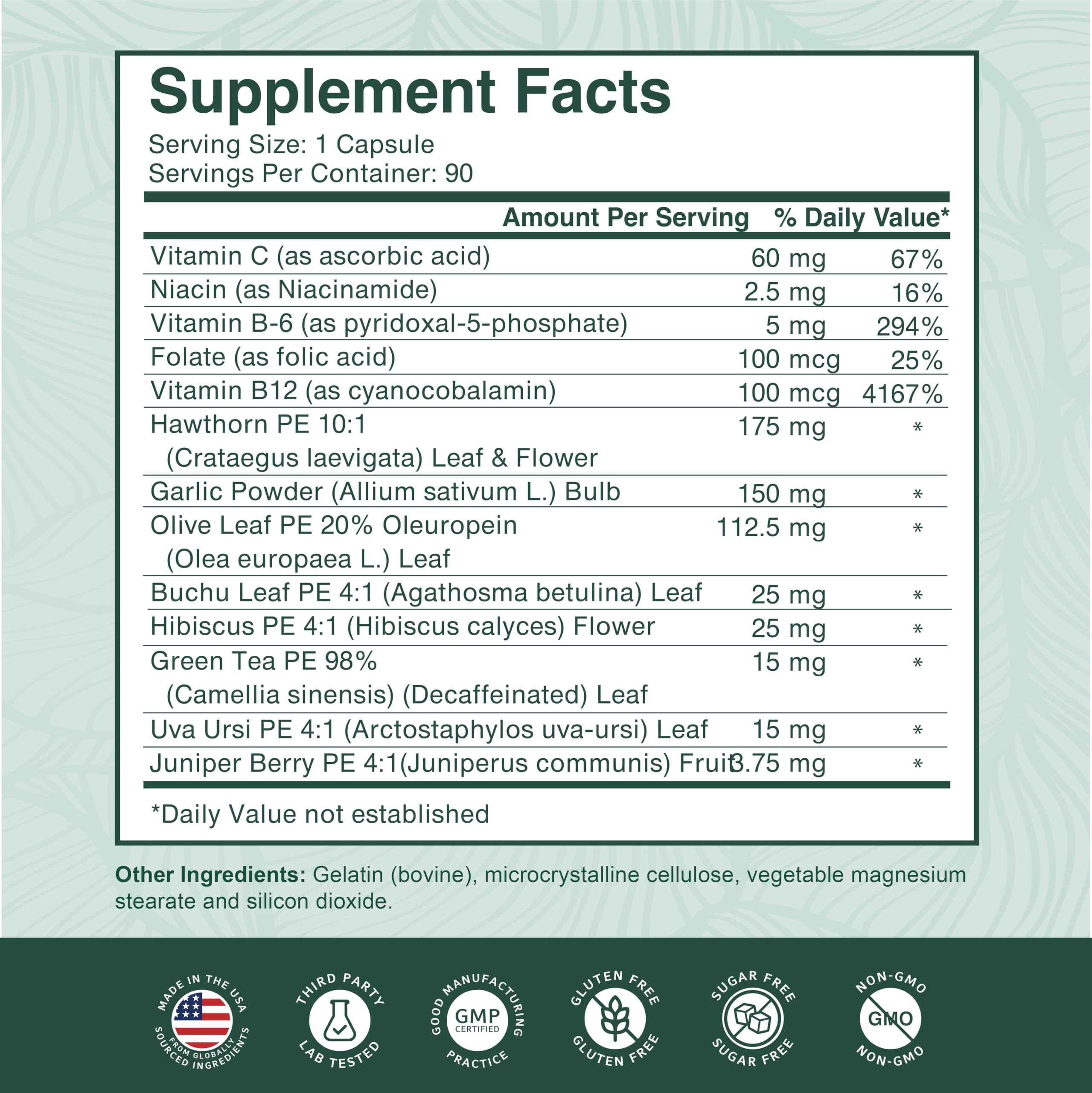 PurePremium olive leaf detail showcasing herbal blend for wellness
