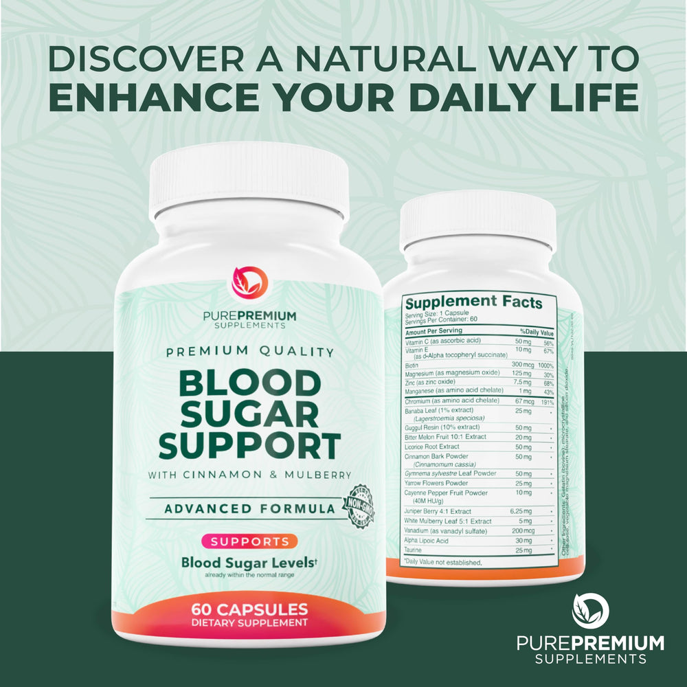 PurePremium usa manufactured bottle image conveys quality and third-party testing.