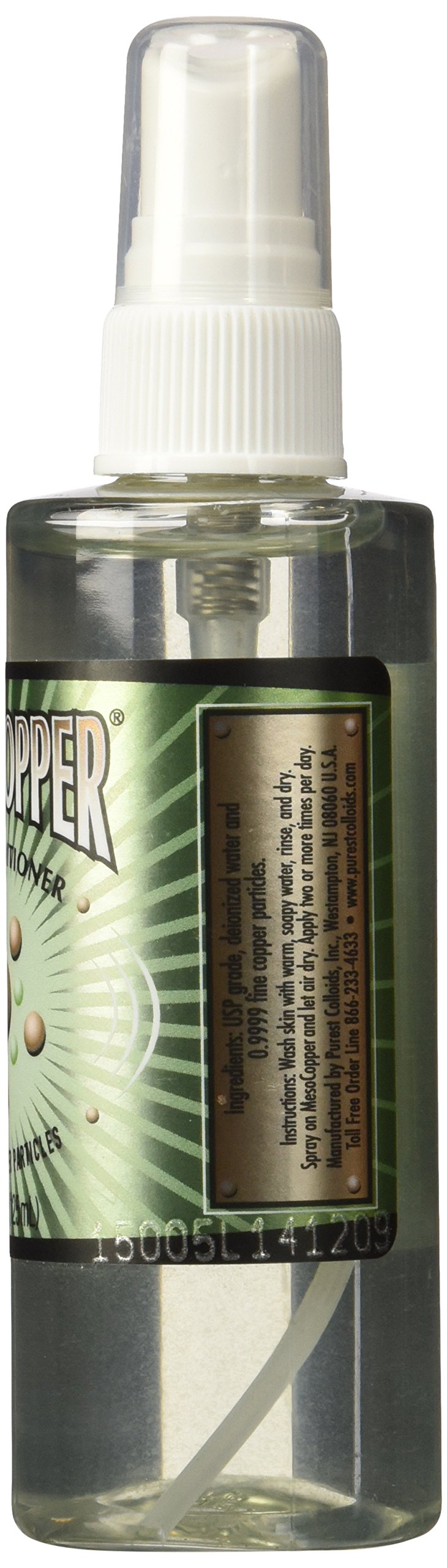 Purest Colloids MesoCopper spray nozzle close-up for even mist application