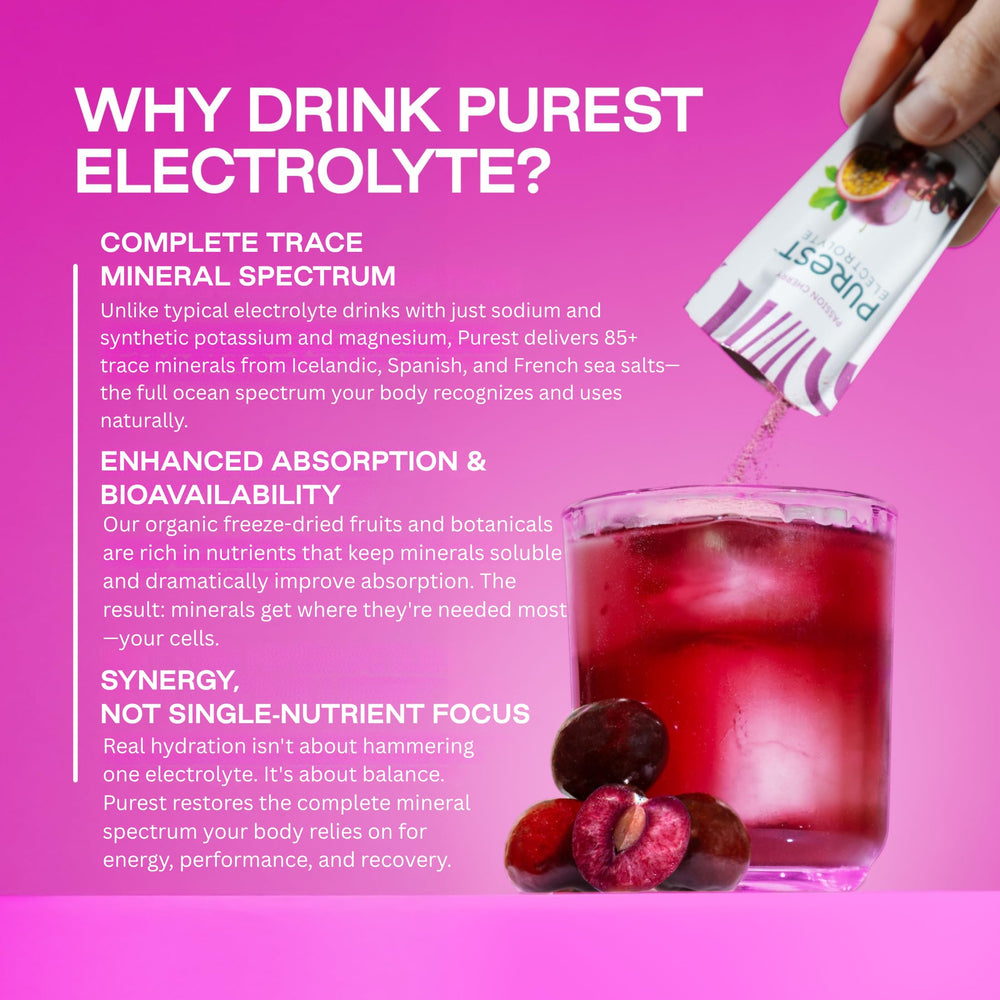 Purest Electrolyte vegan gluten-free formula ideal for fasting