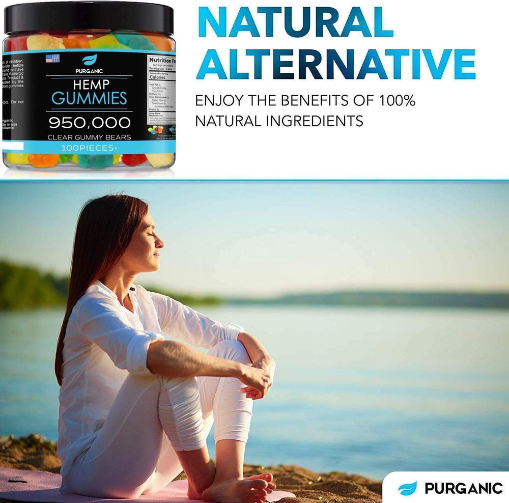 Purganic gummy bears in daily routine setting for calm evenings.