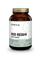 PURICA Red Reishi 120 CT bottle front view supports a simple daily routine.