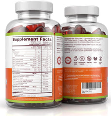 Purify Life beauty gummies close-up highlights hair and nail support.