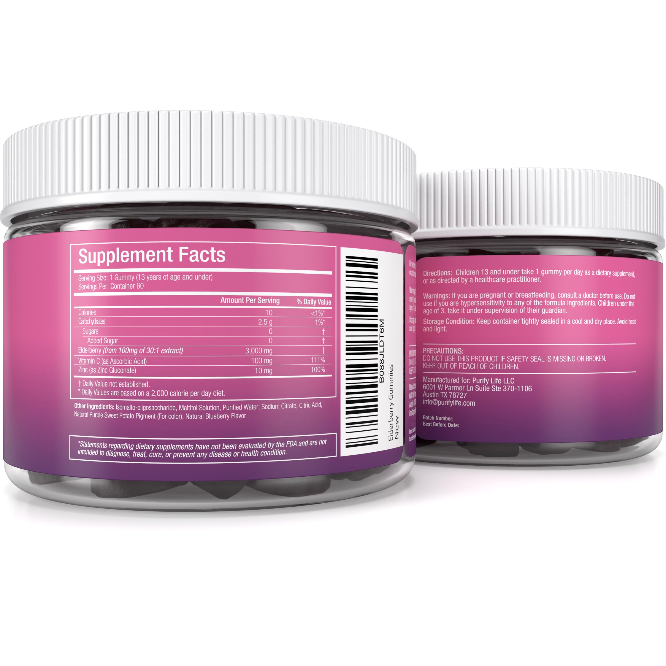 Purify Life one gummy per day for a simple routine