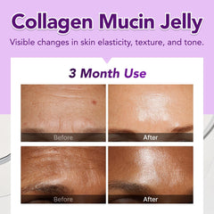 Purika Mucin Glow kiwi-stick display highlights convenient daily skincare support.