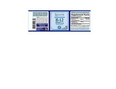 Puritan's Pride B12 fast-melt lozenges dissolving under the tongue for quick absorption.
