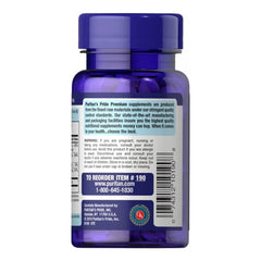 Puritan's Pride B-12 tablets back label details
