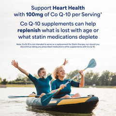 Puritan's Pride CoQ10 energy production focus suggests daily activity and physical performance support.