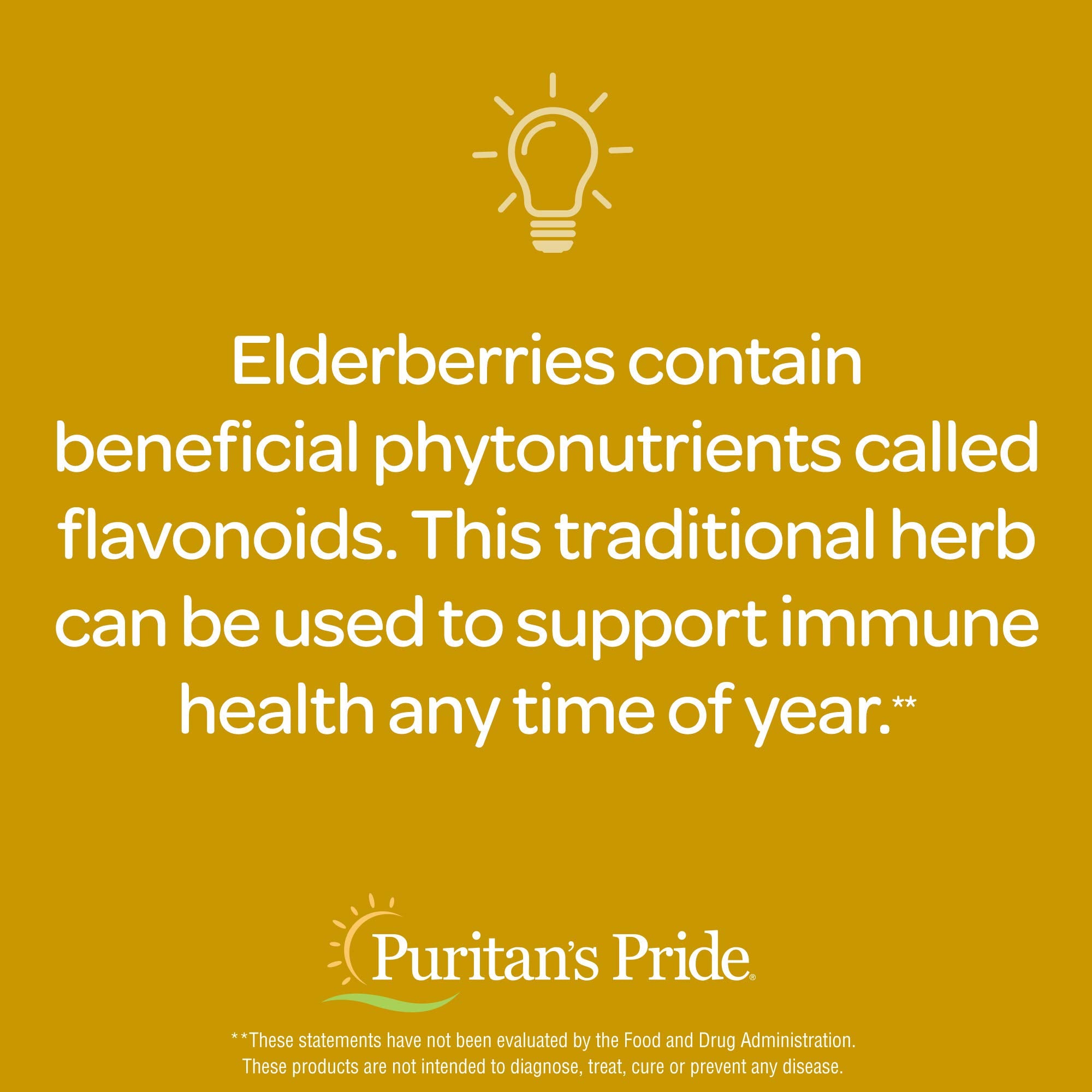 Puritan's Pride Elderberry Gummies texture shot emphasizes chewy, berry-flavored gummies.
