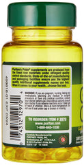 Puritan's Pride Garlic Oil packaging open shows convenient, ready-to-use supplement.