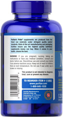 Puritan's Pride MSM capsules close-up for easy daily intake
