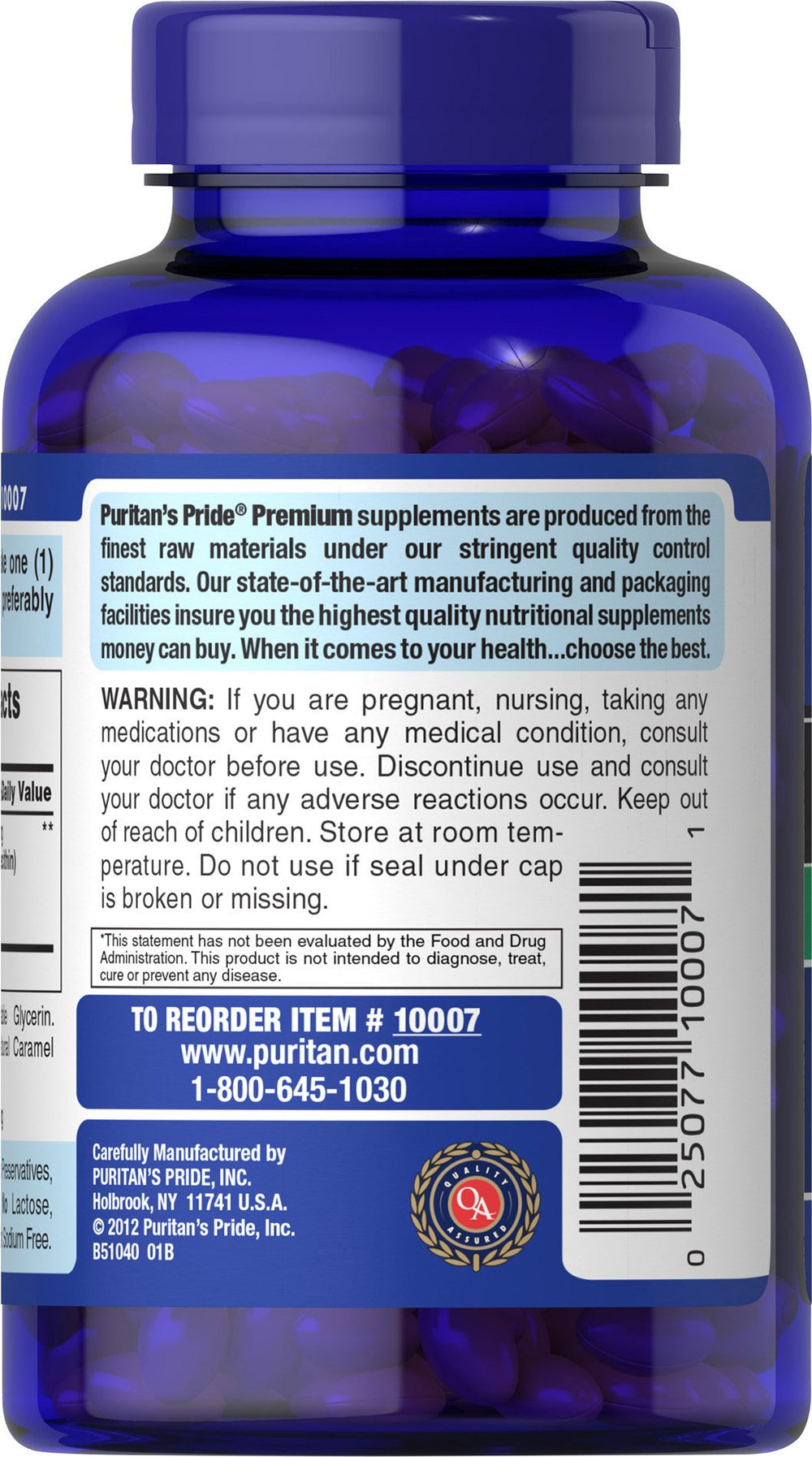 Neuro-PS bottle on shelf highlights 100 mg per softgel dosage.