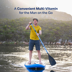 Puritan's Pride One Daily Men's Multivitamin label highlighting 100 count bottle