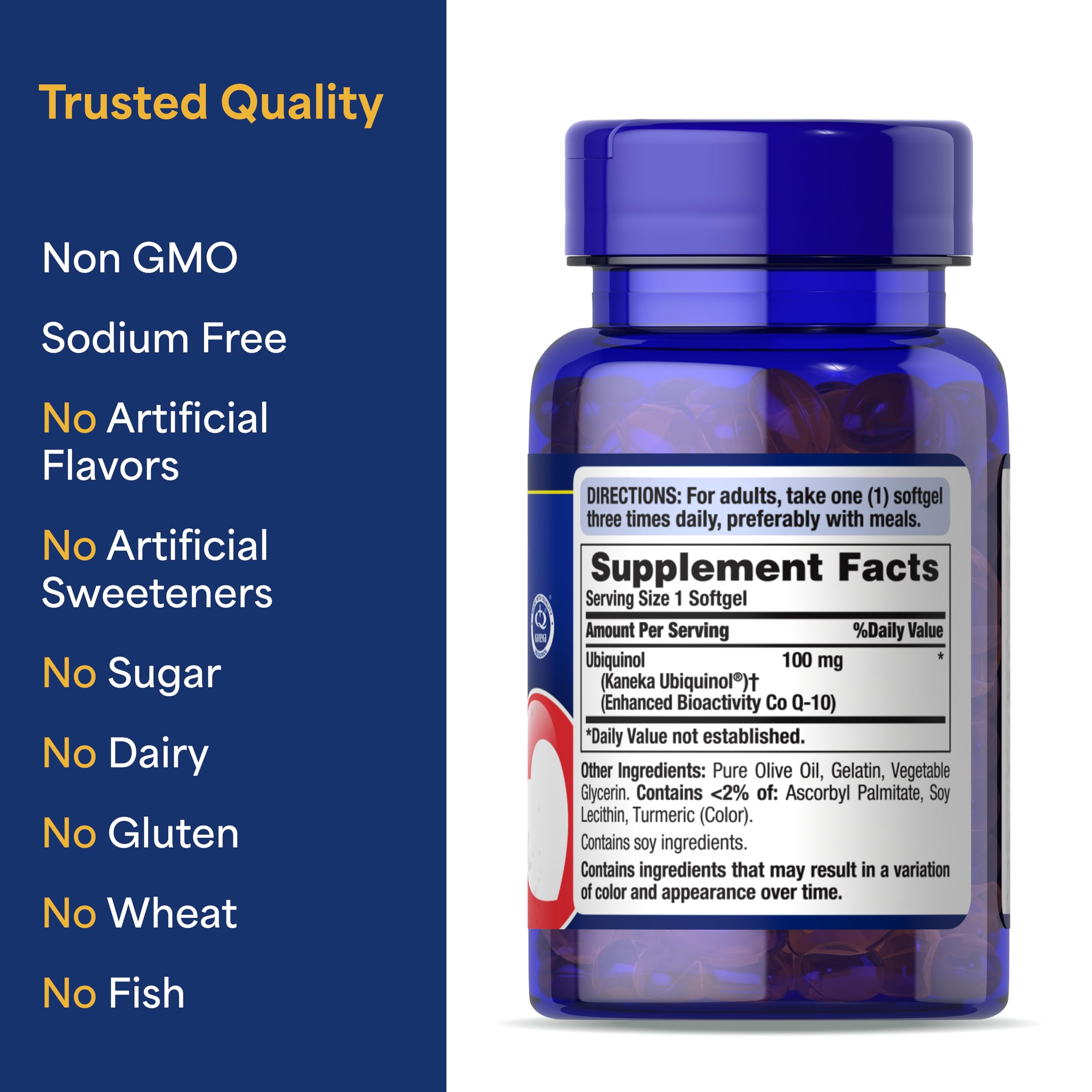 Puritan's Pride oral health focus illustrates gum health connection.