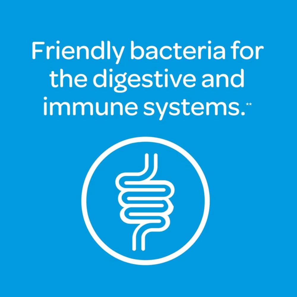 Closeup of Puritan's Pride probiotic label highlighting the formula.